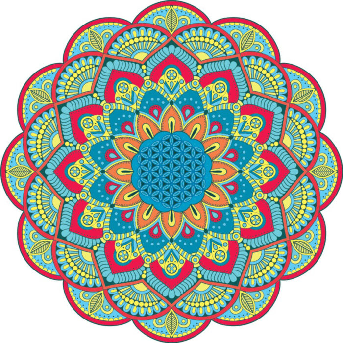 Flower of life Wind Spinner